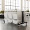 Flash Furniture Black Heavy Duty Small Mobile Chair & Table Cart QIN-FRCW45425-GG - alternate 3